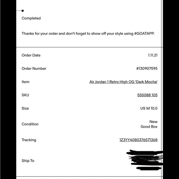 Jordan 1 Mocha High - Picture 3 of 3